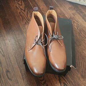 Macy's Tan Leather Men's Chukka Boots